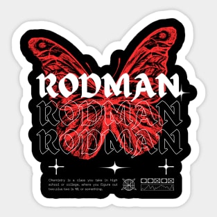 Rodman // Butterfly Sticker